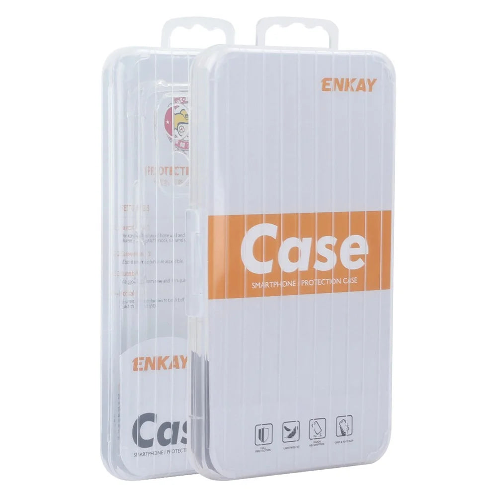 ENKAY HAT PRINCE For Realme 12 5G Case Non-Slip Clear TPU Phone Cover Corners Protection - 6