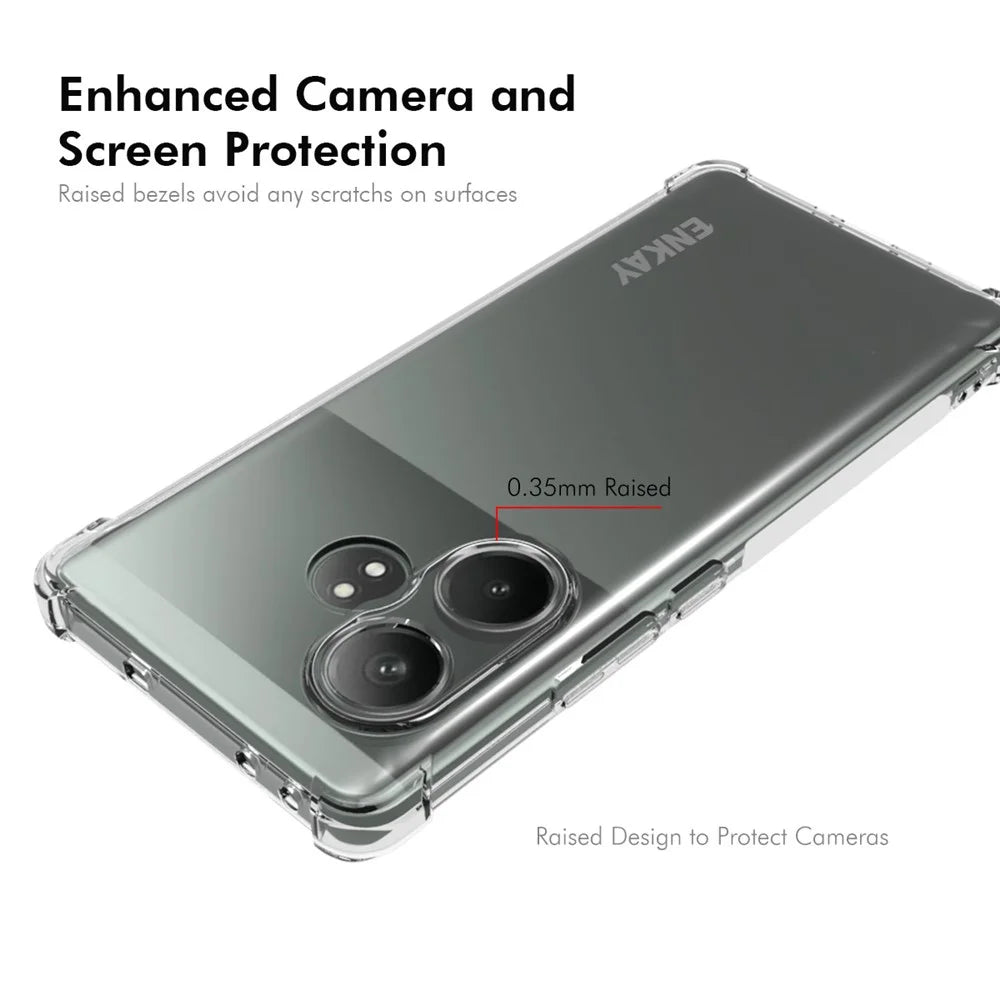 ENKAY HAT PRINCE For Realme GT Neo6 SE 5G Case Non-Slip Side Edge TPU Clear Phone Cover - 3