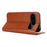 For Google Pixel 9 / 9 Pro Case Crazy Horse Texture Split Leather Wallet Phone Cover - Light Brown - 3