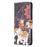 For iPhone 16 Pro Max Case Pattern Printing Leather Wallet Stand Phone Cover -  Flower and Elephant - 4