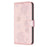 For iPhone 16 Pro Case Lucky Clover Pattern Leather Phone Cover - Pink - 6