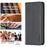 BINFEN COLOR BF18 For iPhone 16 Pro Case Card Slots PU Leather Phone Cover - Black - 5