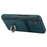 For Samsung Galaxy A54 5G Case Anit-Fall Kickstand Leather + TPU Phone Cover - Green - 2