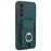 For Samsung Galaxy A54 5G Case Anit-Fall Kickstand Leather + TPU Phone Cover - Green - 5