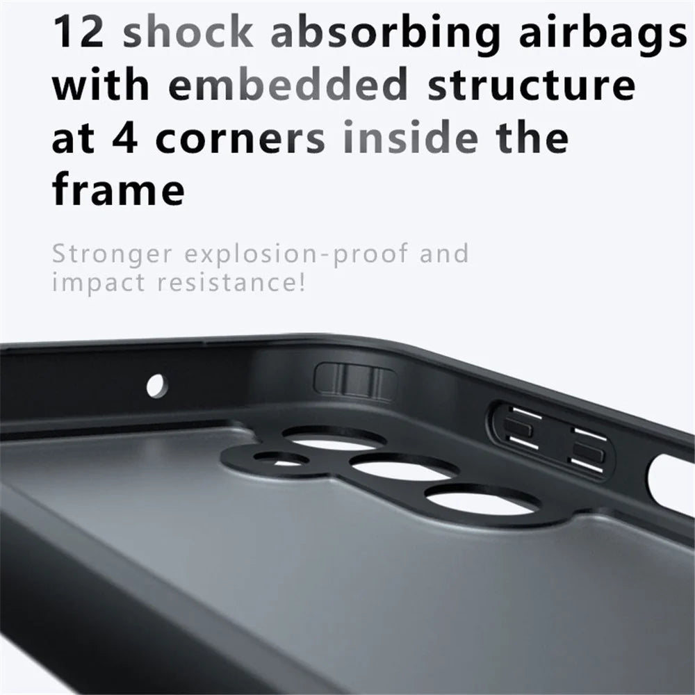 For Samsung Galaxy F15 5G Case Anti-drop TPU+PC Clear Phone Cover - 2