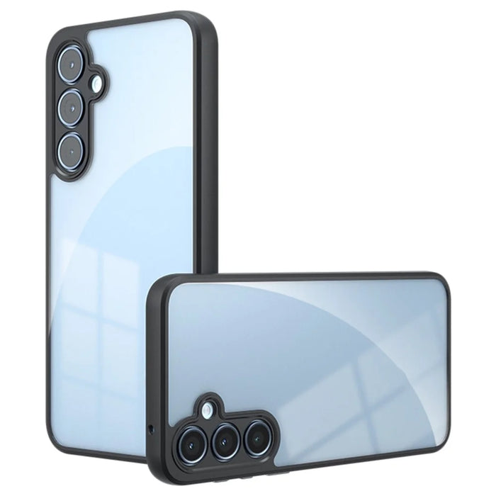 For Samsung Galaxy A55 5G Case Transparent Phone Cover TPU + PC 2-in-1 - 1