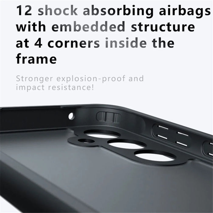 For Samsung Galaxy A55 5G Case Transparent Phone Cover TPU + PC 2-in-1 - 2