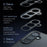 For Samsung Galaxy A55 5G Case Transparent Phone Cover TPU + PC 2-in-1 - 6