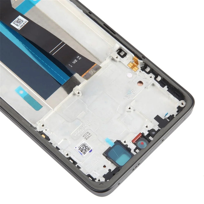 For Xiaomi Redmi Note 13 Pro+ 5G OEM Grade S AMOLED Screen and Digitizer Assembly + Frame (Without Logo) - Black - 5