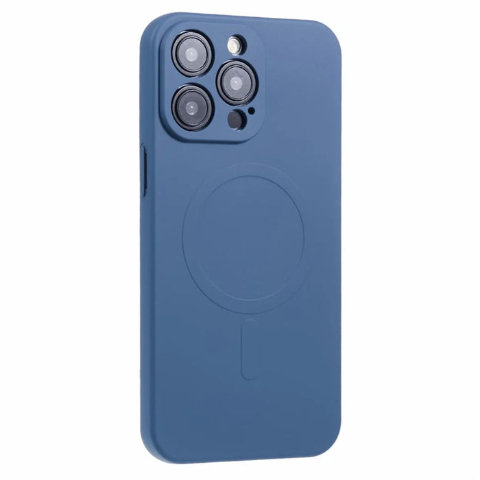For iPhone 15 Pro Magnetic Case Compatible with MagSafe TPU Phone Cover - Sapphire - 3