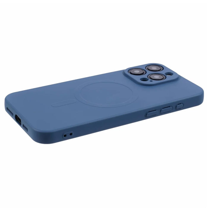 For iPhone 15 Pro Magnetic Case Compatible with MagSafe TPU Phone Cover - Sapphire - 6