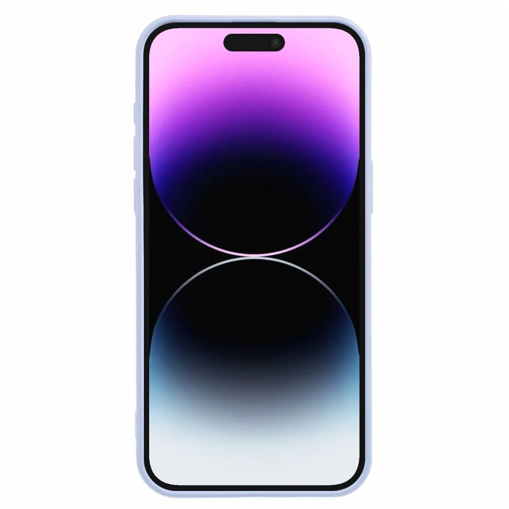 For iPhone 15 Pro Max Case Anti-Scratch TPU Phone Cover Compatible with MagSafe - Light Purple - 2