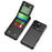 ZM11 For iPhone 14 Pro Max Kickstand Case Card Slots PU Leather+TPU Phone Cover - Black - 2