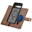 VILI GVB Series for Google Pixel 8a Case Wallet Leather Phone Cover 2 in 1 Detachable - Brown - 2