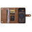 VILI GVB Series for Google Pixel 8a Case Wallet Leather Phone Cover 2 in 1 Detachable - Brown - 3