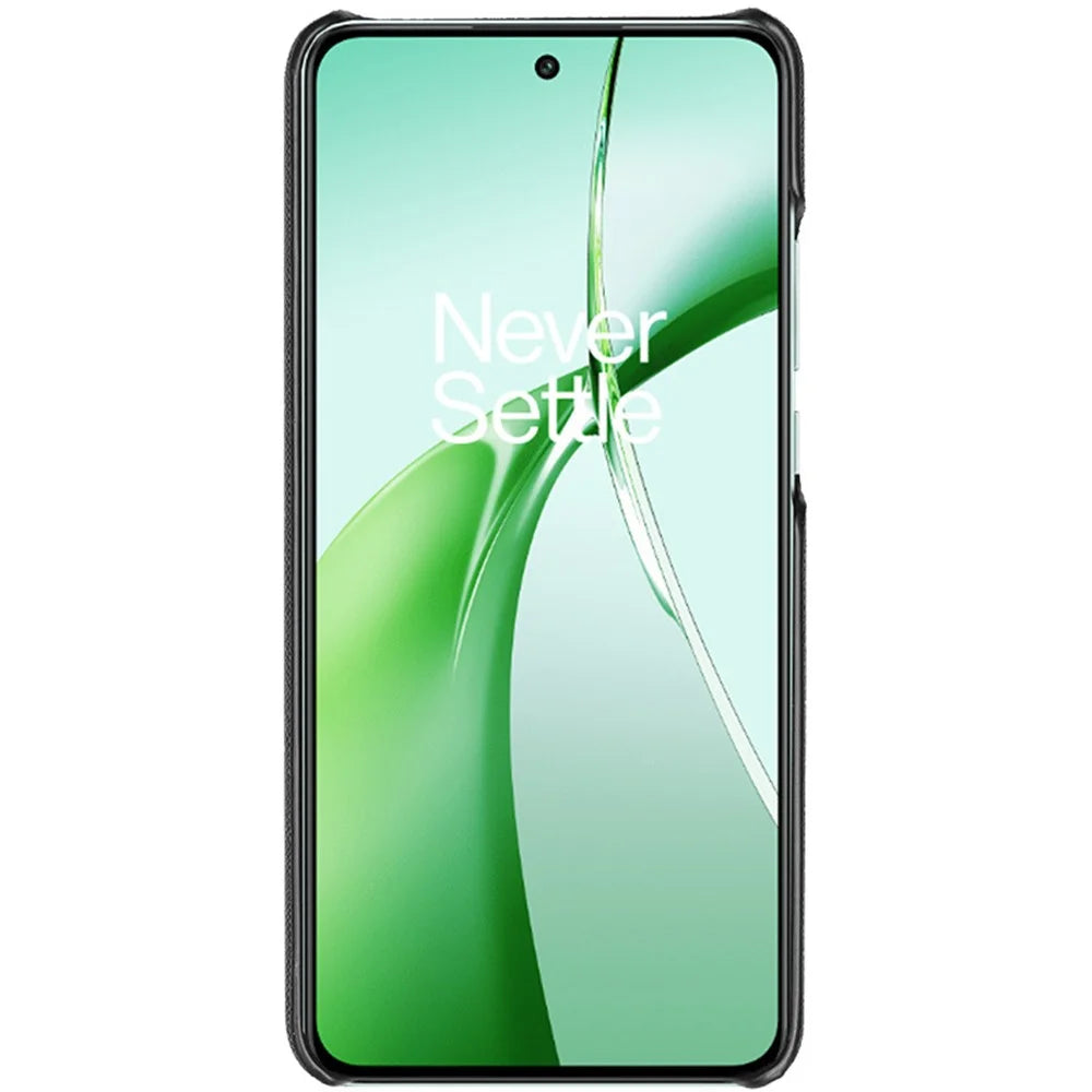 IMAK Ruiyi Series for OnePlus Nord CE4 5G / Oppo K12 Case Leather Coated PC Back Cover - Cross Texture - 4