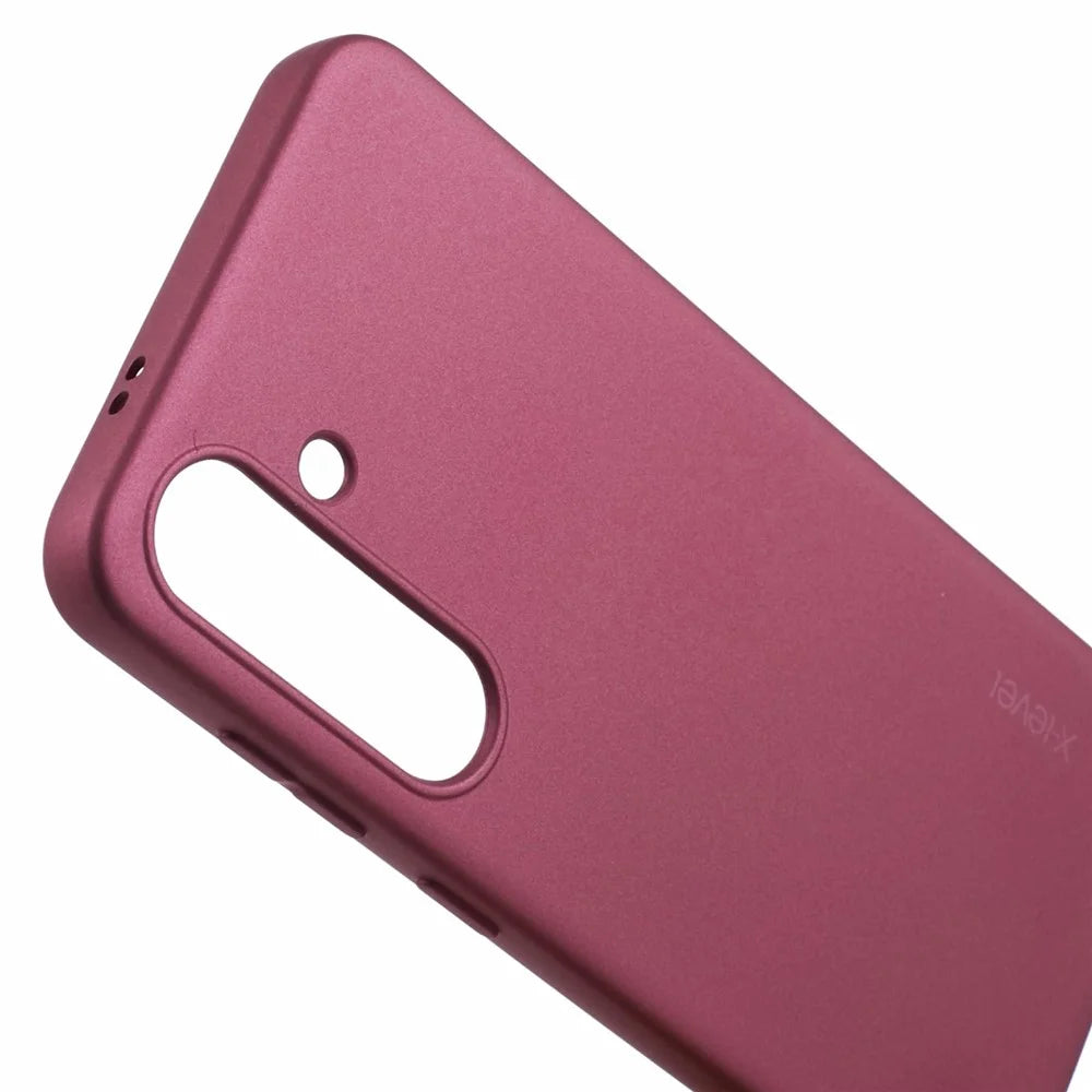 X-LEVEL Guardian Series For Samsung Galaxy A13 5G TPU Case Drop-proof Matte Phone Back Cover - Wine Red - 6