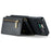 DG.MING M5 Series for Samsung Galaxy Z Flip3 5G Case RFID Blocking Card Slots Leather+PC Phone Cover - Black - 3