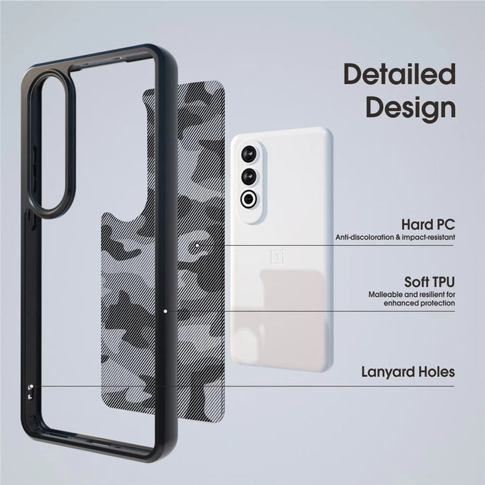 IBMRS For OnePlus Ace 3V 5G Case TPU+PC 2-in-1 Protective Phone Cover - Artistic Camouflage - 4
