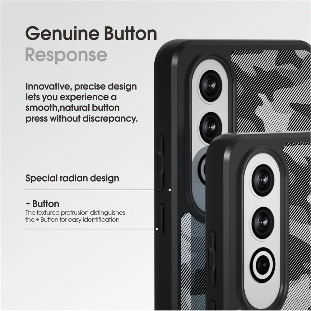 IBMRS For OnePlus Ace 3V 5G Case TPU+PC 2-in-1 Protective Phone Cover - Artistic Camouflage - 6