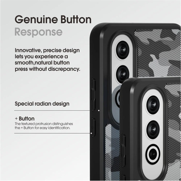 IBMRS For OnePlus Ace 3V 5G Case TPU+PC 2-in-1 Protective Phone Cover - Artistic Camouflage - 6