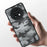 IBMRS For Realme 12 5G / 12x 5G Case Hard PC Back Flexible TPU Frame Phone Cover - Grid Camouflage - 3
