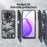 IBMRS For Realme 12 5G / 12x 5G Case Hard PC Back Flexible TPU Frame Phone Cover - Grid Camouflage - 7