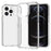 For iPhone 16 Pro Case Clear PC + TPU Shockproof Protective Phone Cover - Transparent - 3