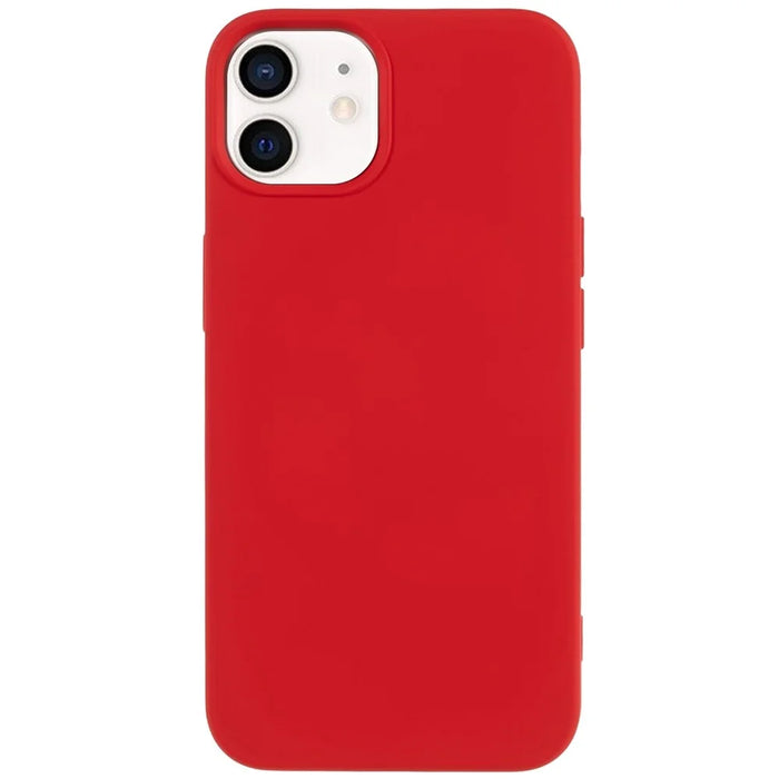 For iPhone 11 TPU Case Arc Edge 2.0mm Silky Soft Touch Phone Cover - Red - 2