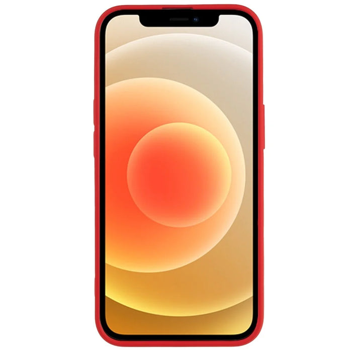 For iPhone 11 TPU Case Arc Edge 2.0mm Silky Soft Touch Phone Cover - Red - 4