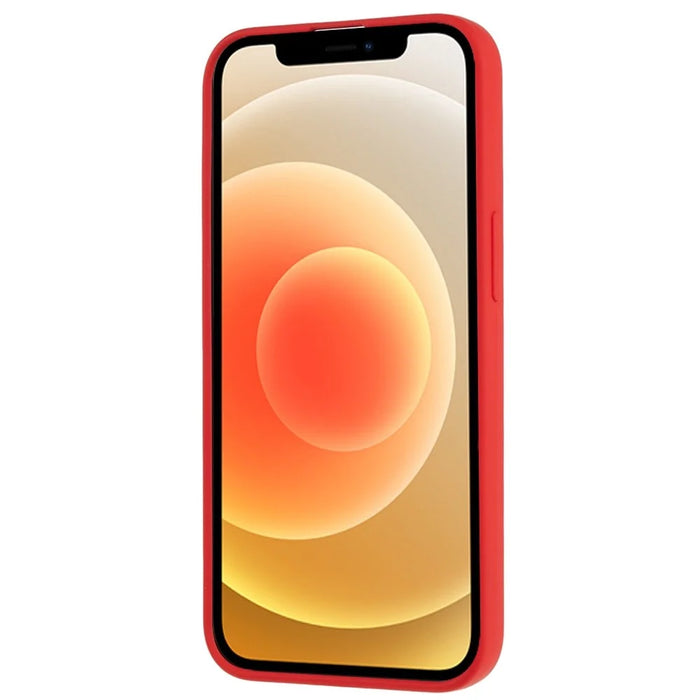 For iPhone 11 TPU Case Arc Edge 2.0mm Silky Soft Touch Phone Cover - Red - 5