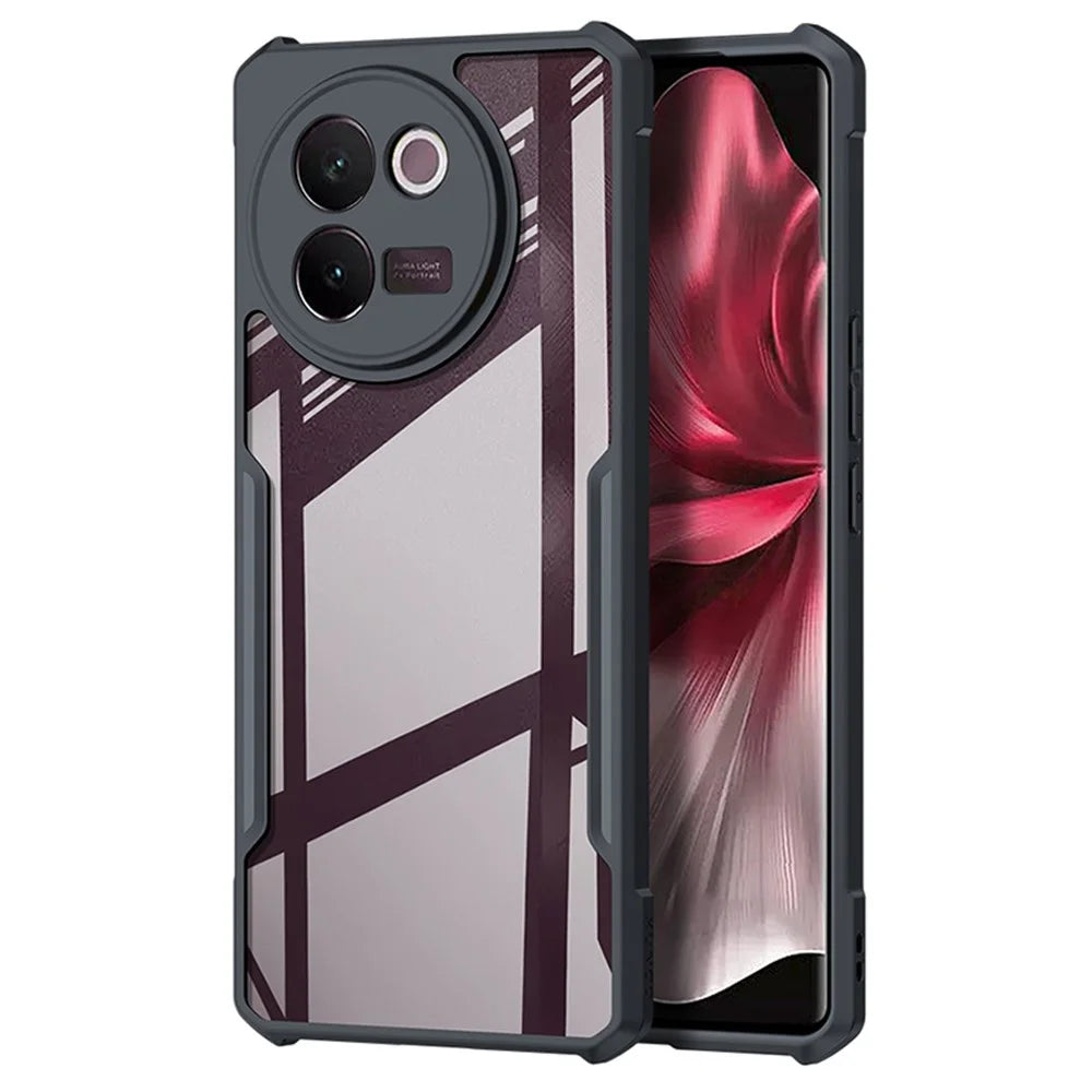 XUNDD For vivo V30e 5G Case TPU + Acrylic Transparent Back Phone Cover - 1