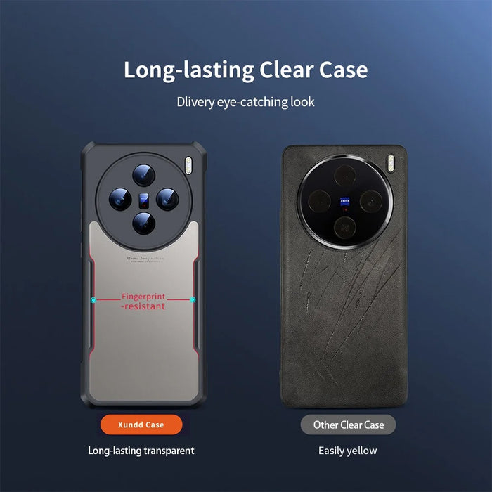 XUNDD For vivo X100s 5G Case Drop-Proof TPU + Acrylic Phone Cover - 5