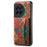 For OnePlus 12 5G Case Floral Design Card Slots Shockproof Leather Back  Cover - Winter / Blue - 1