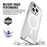 For iPhone 16 Pro Magnetic Case TPU+PC Drop Protection Phone Cover - 3