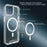 For iPhone 16 Pro Magnetic Case TPU+PC Drop Protection Phone Cover - 6