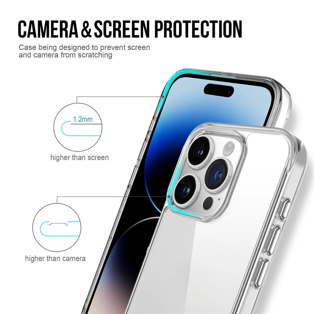 Space Series For Apple iPhone 16 Pro Max Case TPU+PC Anti-Scratch Clear Cover - 3