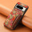 For Google Pixel 8 Pro Case Floral Pattern Card Slot Kickstand PU+TPU+PC Phone Shell - Summer / Red - 6