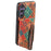 For Samsung Galaxy S23 FE Case with Card Holder Leather Flowers Pattern Phone Back Cover - Winter / Blue - 2