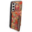 For Samsung Galaxy S23+ Case Floral Pattern Card Slot Kickstand Hybrid Phone Shell - Summer / Red - 2