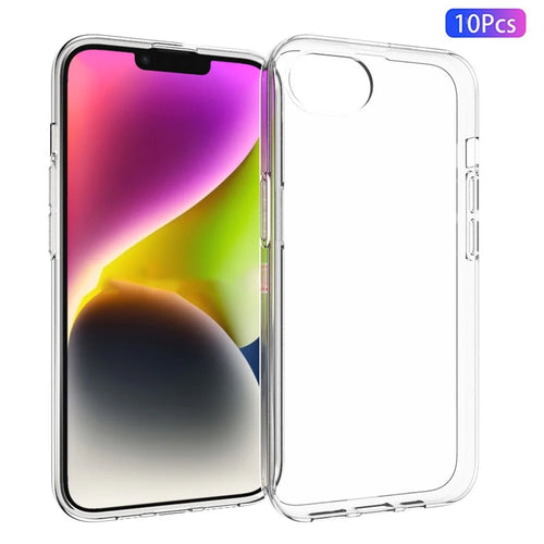 10Pcs / Pack Phone Case for iPhone 17e / 16e Phone Cover TPU Shell with Inner Watermark-Free Texture - 1