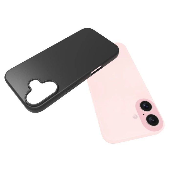 10Pcs / Pack Phone Case for iPhone 16 Matte TPU Shockproof Black Cell Phone Cover - 5
