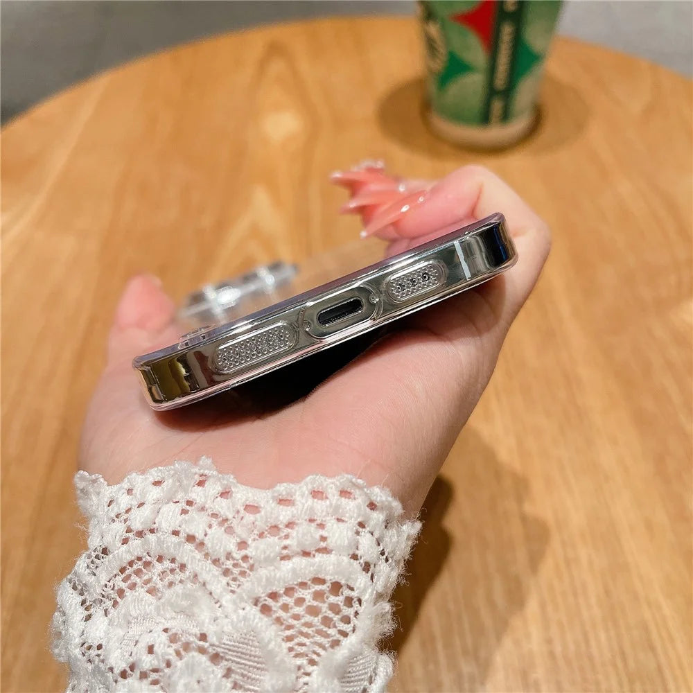 For iPhone 15 Pro Case Hard PC Frameless Anti-Scratch Transparent Phone Cover - 7