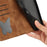 For Samsung Galaxy S23 Case Butterfly Cat Imprinting Leather Folio Phone Cover - Brown - 6