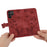 For Samsung Galaxy S24 Ultra Case Butterfly Cat Pattern Leather Book Style Flip Cover - Red - 5