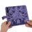 For Samsung Galaxy A34 5G Leather Case Butterfly Cat Pattern Phone Wallet Cover - Purple - 5
