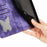 For Samsung Galaxy A34 5G Leather Case Butterfly Cat Pattern Phone Wallet Cover - Purple - 6