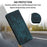 For Samsung Galaxy A34 5G Case PU Leather Wallet Protective Phone Cover - Green - 6