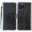 For iPhone 16 Pro Max Case Stand Wallet Glitter Leather Phone Cover - Black - 1