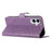 For iPhone 16 Plus Case Imprinted Mandala Pattern Stand Leather Phone Cover - Purple - 4